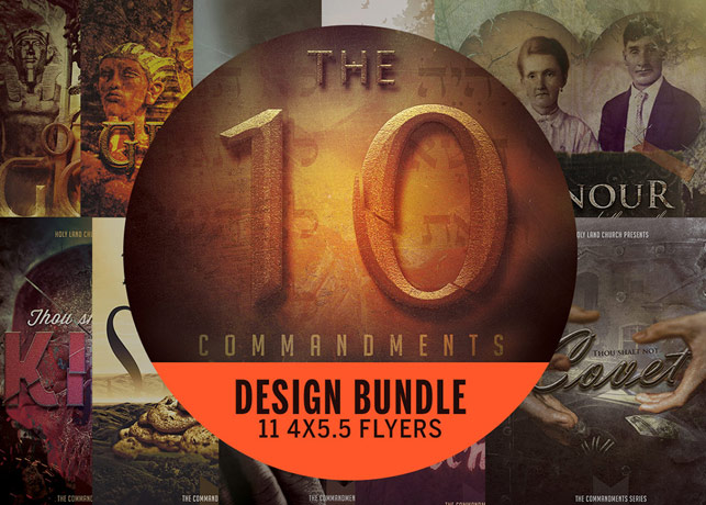 10 commandment flyer templates