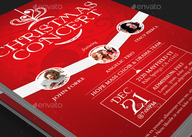 Christmas Concert Flyer and Poster Template