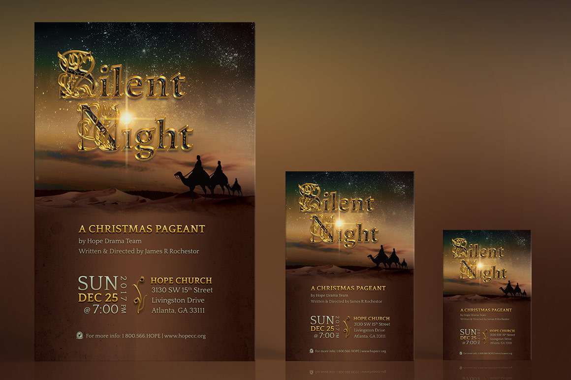 Silent Night Flyer Poster