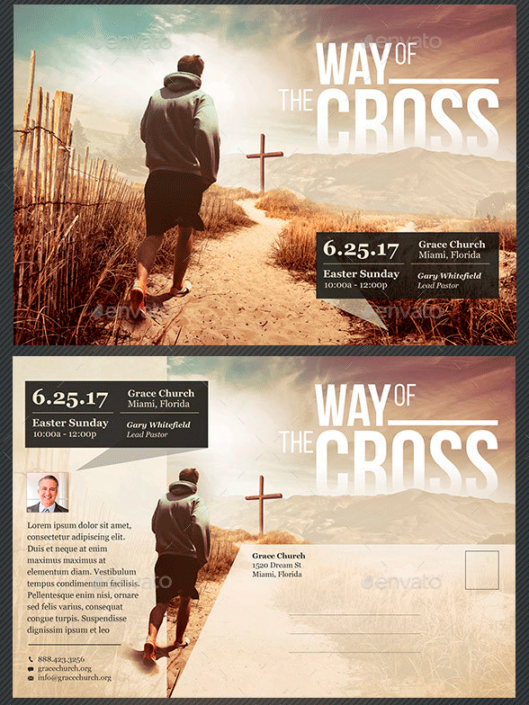 Way of The Cross Postcard