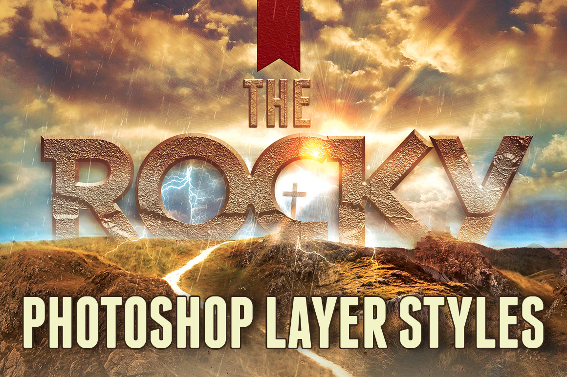 Rocky Photoshop Layer Styles