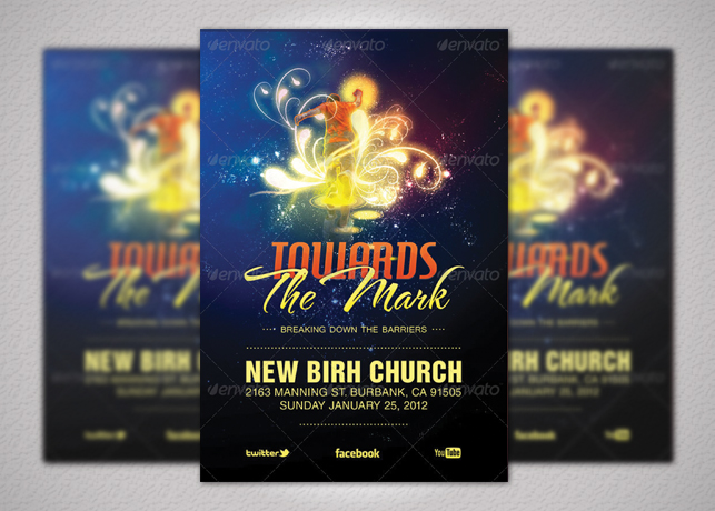 Towards the Mark Church Flyer and CD Template