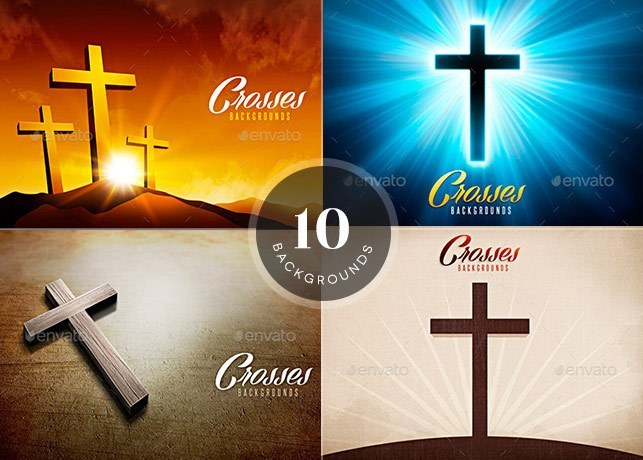 10 Cross Backgrounds for Churches