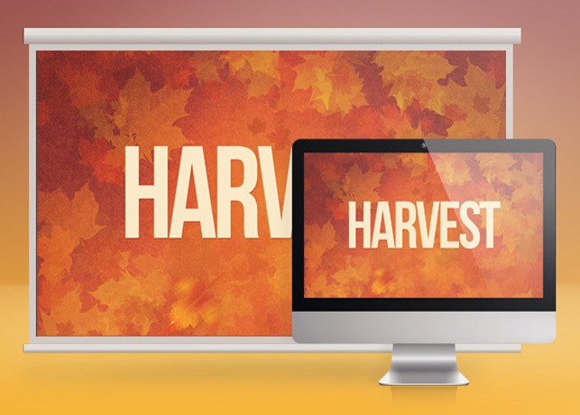 Harvest Celebration Church Slide Template