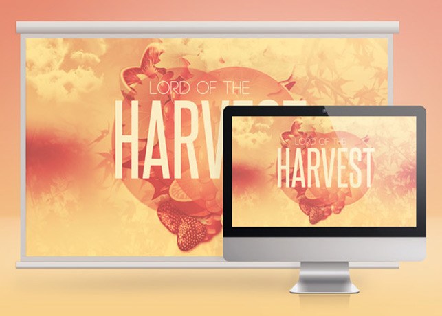 Lord of the Harvest Church Slide Template