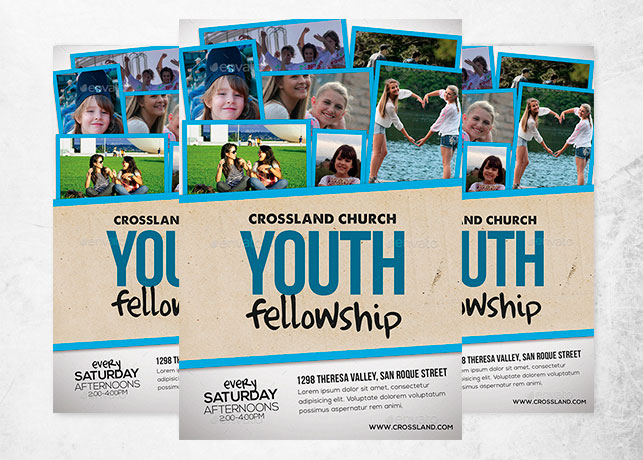Youth Fellowship Church Flyer | Inspiks Market