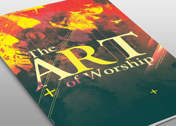 The Art Of Worship Church Bulletin Inspiks Market