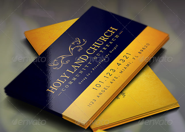 free printable religious business card templates