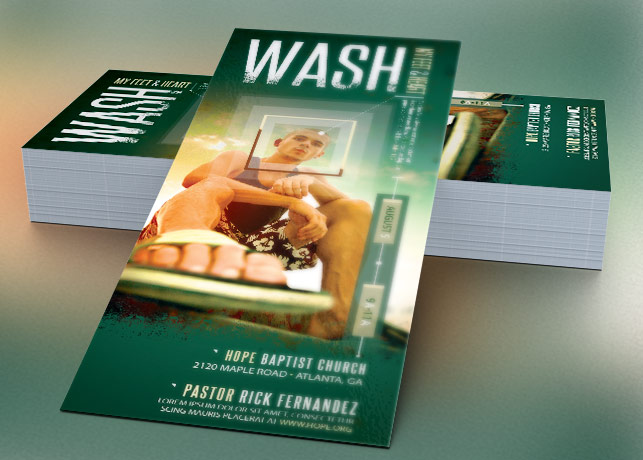 Wash Church Flyer Template