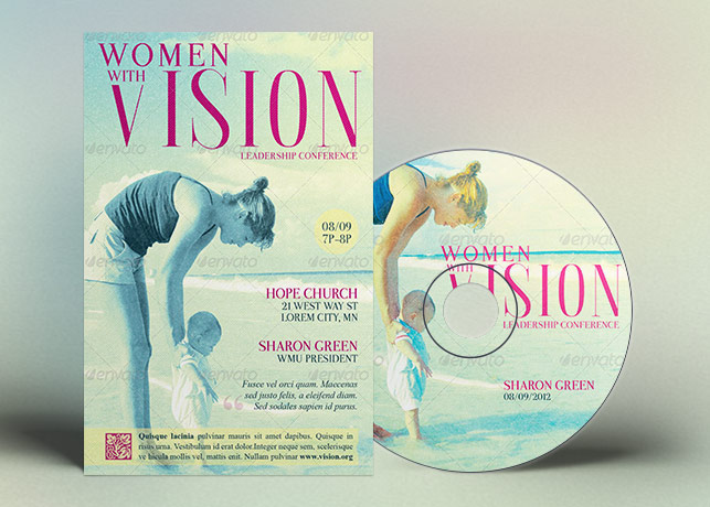 Women Leadership Conference Flyer CD Template